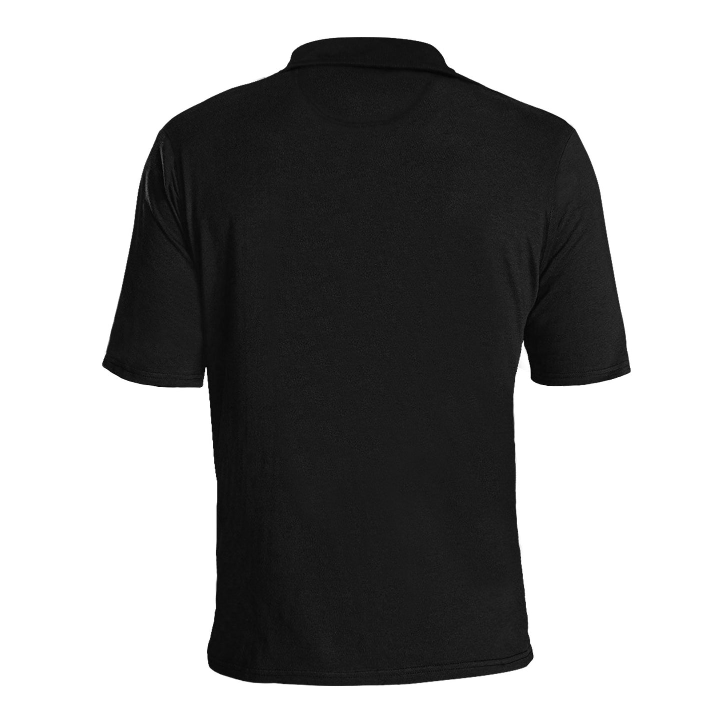 Jet Black Collection Men's All Over Print Polo Shirt (T55) - ELITA IMPERIA INC.