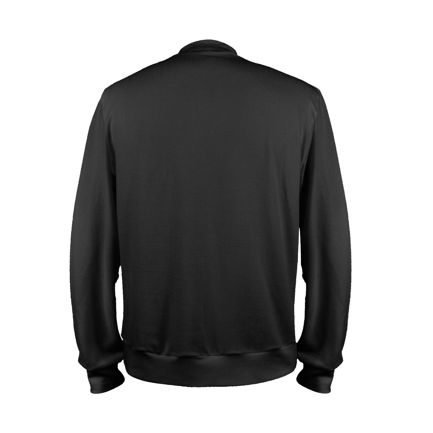 Jet Black Collection Men's All Over Print Mock Neck Sweater (Model H43) - ELITA IMPERIA INC.