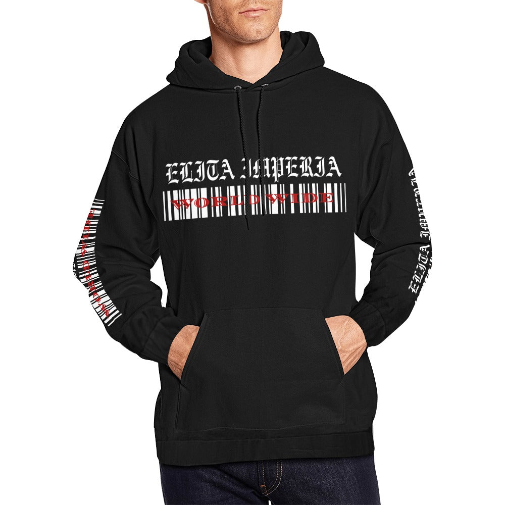 ELITA IMPERIA™ Worldwide Barcode Men's Hoodie (Model EIWBMH)